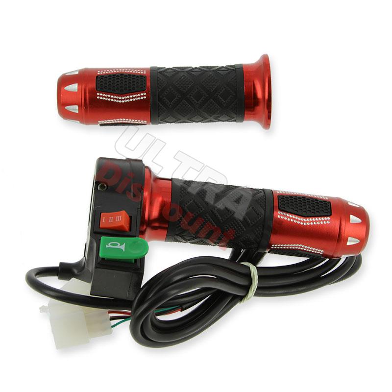 Electric Throttle Grip Kit Citycoco (Red) type2, Citycoco spare parts