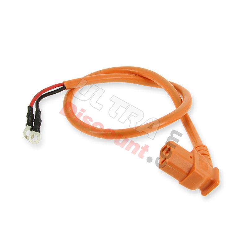 Battery power cable (52cm) for Citycoco - Orange fluo, Citycoco spare parts