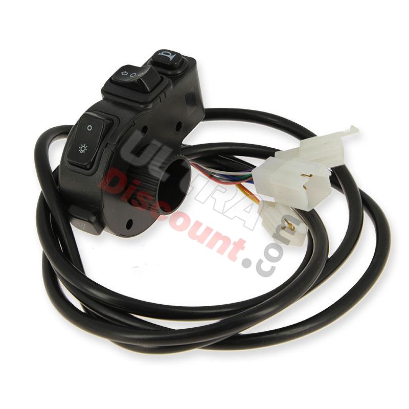 Left Switch Assembly for Citycoco - Black (typ4), Citycoco spare parts