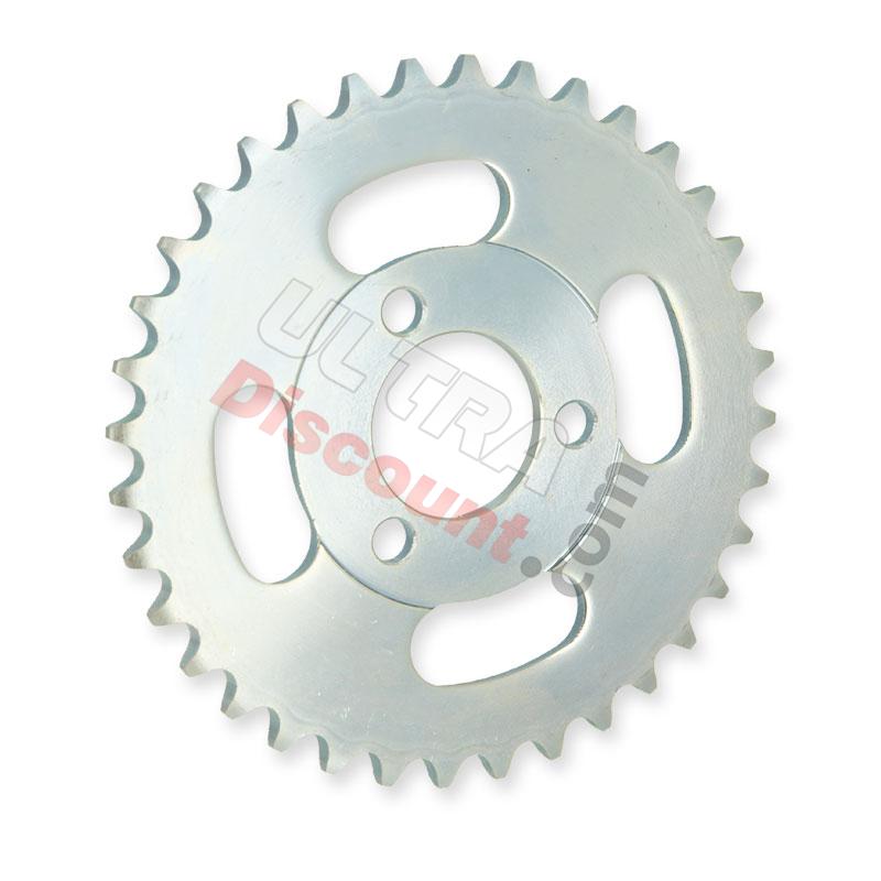 36 Tooth Rear Sprocket for Skymini Skyteam - White Zinc, Monkey - Gorilla Spare Parts 36 Tooth Rear Sprocket for Skymini Skyteam - White Zinc, Monkey - Gorilla Spare Parts