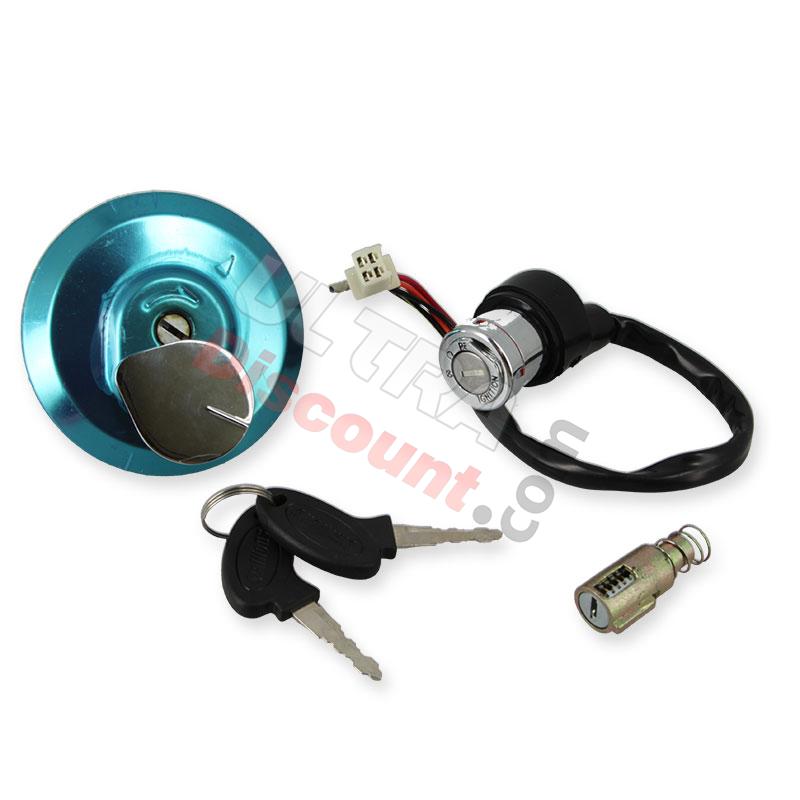 Lock Assy with fuel cap for PBR 50cc ~ 125cc - After 2009, PBR Skyteam ZB Honda Spare Parts Lock Assy with fuel cap for PBR 50cc ~ 125cc - After 2009, PBR Skyteam ZB Honda Spare Parts