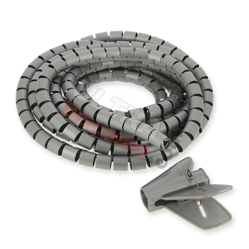 Cable cover 16mm length 3m for Citycoco (Grey), Citycoco spare parts