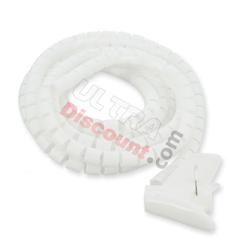 Cable cover 16mm length 3m for Citycoco (White), Citycoco spare parts