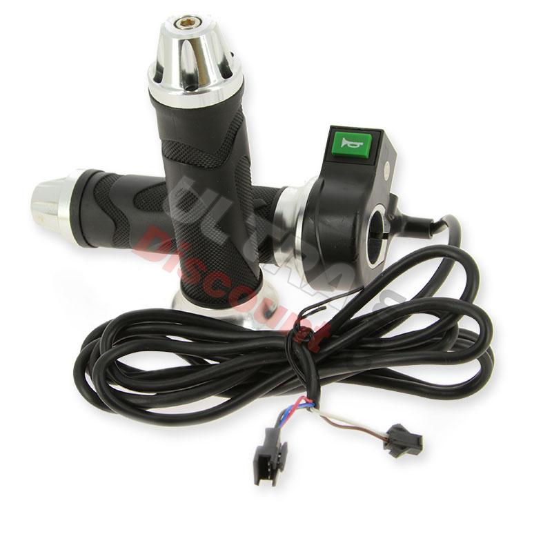 Electric Throttle Grip Kit Citycoco (Alu) type7, Citycoco spare parts Electric Throttle Grip Kit Citycoco (Alu) type7, Citycoco spare parts