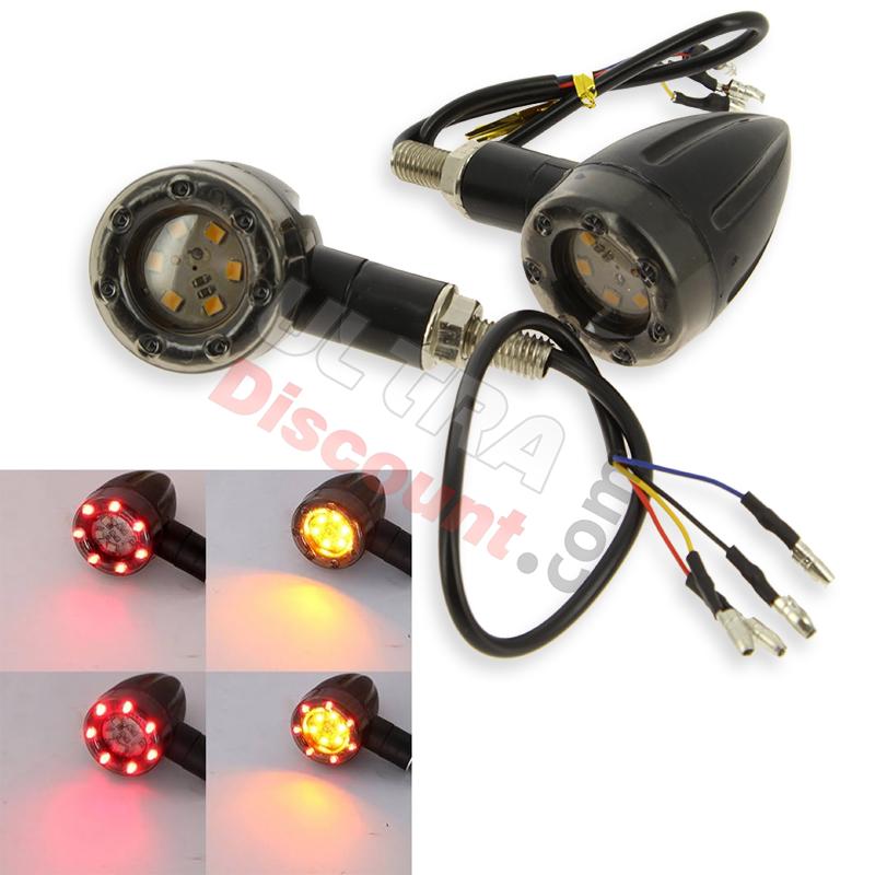 Pair of LED (2 colors, 4 modes) Turn Signals for Shineray , Shineray Parts ATV 250 STIXE ST9E Pair of LED (2 colors, 4 modes) Turn Signals for Shineray , Shineray Parts ATV 250 STIXE ST9E