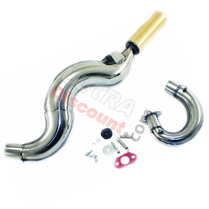 R1 Racing Exhaust for Pocket Supermoto - Gold, Supermoto pocket Spare Parts