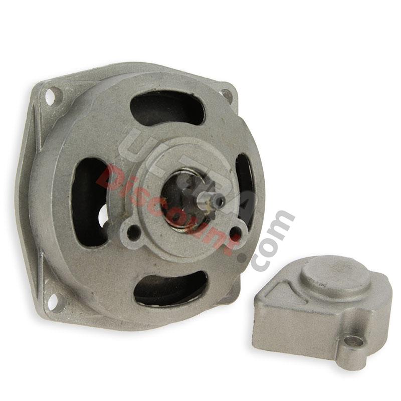 Clutch Bell + Housing + 7 Tooth Sprocket (small pitch), Pocket Bike Spare Parts Clutch Bell + Housing + 7 Tooth Sprocket (small pitch), Pocket Bike Spare Parts