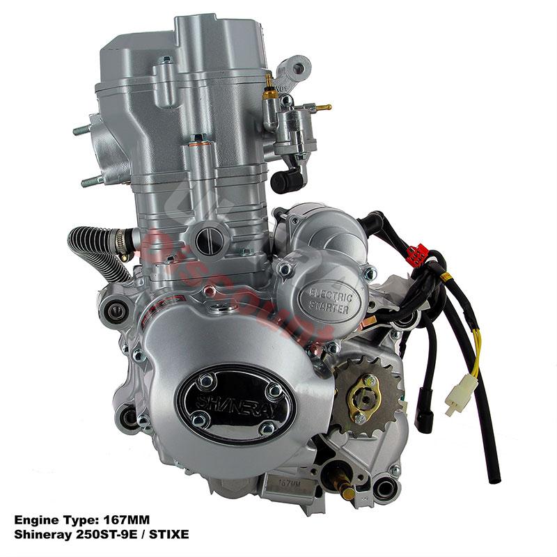 Купить двигатель 170. Квадроцикл Shineray 250. 167мм двигатель 250сс. Shineray двигатель 250cc. Racer 300 cc двигатель.