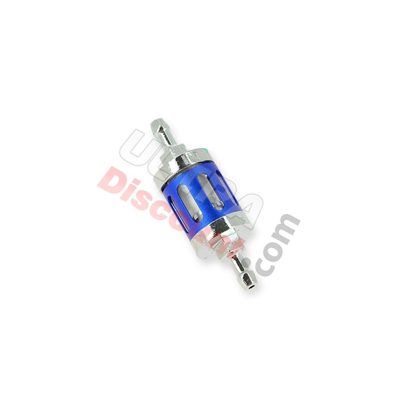 Custom Fuel Filter (type 3) - Blue, Shineray Parts ATV 200STIIE and STIIEB