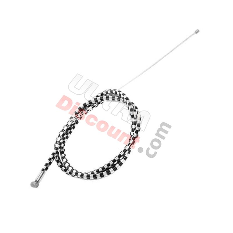 Custom Throttle Cable (type B) - Black-Alu, Pocket Quad Spare Parts