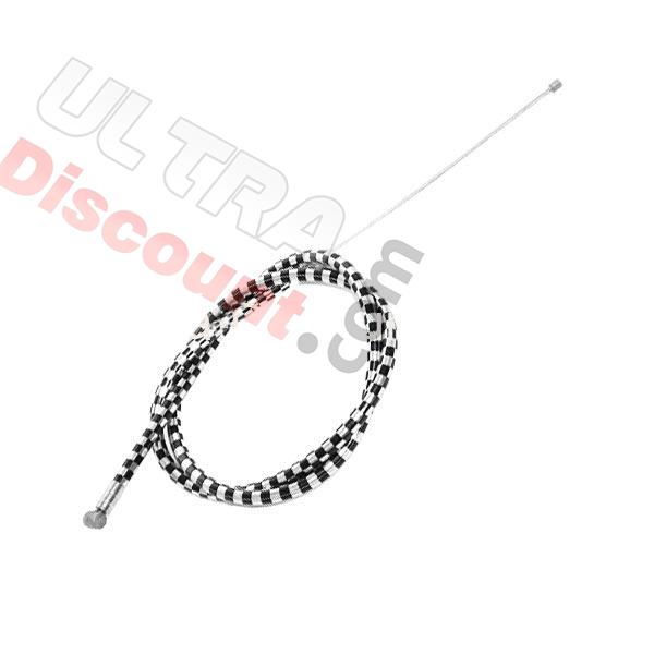 Custom Throttle Cable (type B) - Black-Alu, ZPF Pocket Bike Racing Parts