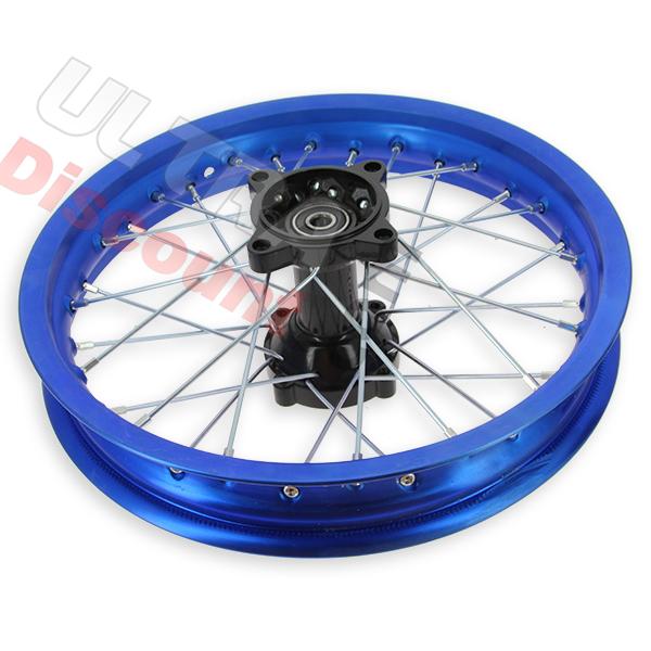14'' Rear Rim for Dirt Bike AGB30 (type 4) - Blue, Dirt Bike Spare Parts 14'' Rear Rim for Dirt Bike AGB30 (type 4) - Blue, Dirt Bike Spare Parts