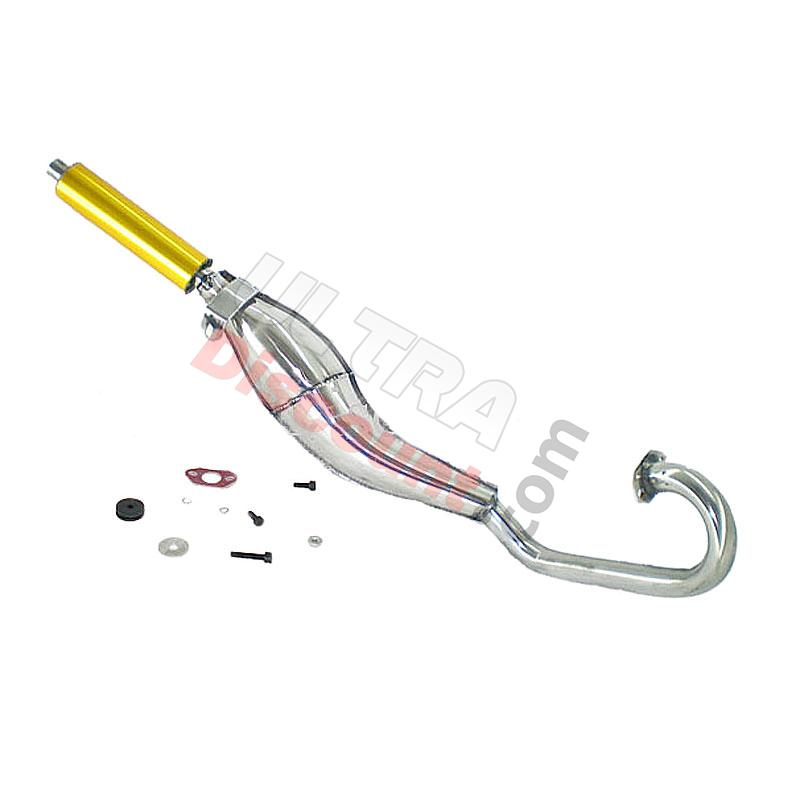 Custom Stainless Steel Exhaust for Pocket Supermoto (type 2) - Gold, Supermoto pocket Spare Parts Custom Stainless Steel Exhaust for Pocket Supermoto (type 2) - Gold, Supermoto pocket Spare Parts