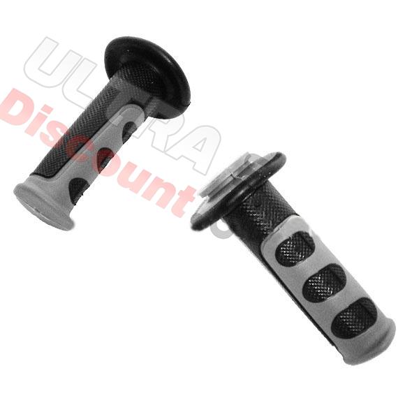 Non-Slip Handlebar Grip - Black-Gray, 200cc Chinese ATV Parts Non-Slip Handlebar Grip - Black-Gray, 200cc Chinese ATV Parts