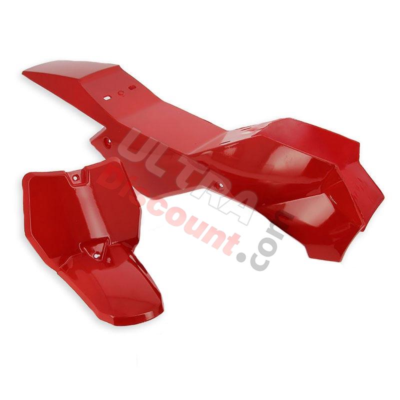 Fairing for ATV Pocket Quad type1 - Red, Pocket Quad Spare Parts