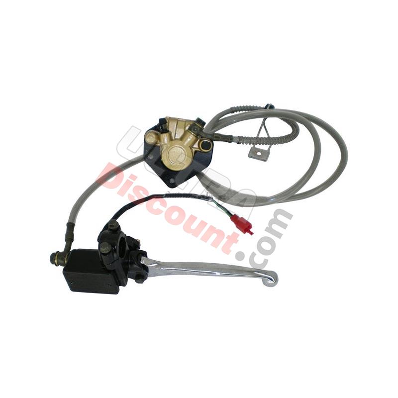 Complete Rear Brake Assy for Baotian Scooter BT49QT-12 (type 1), Baotian Parts - BT49QT-12
