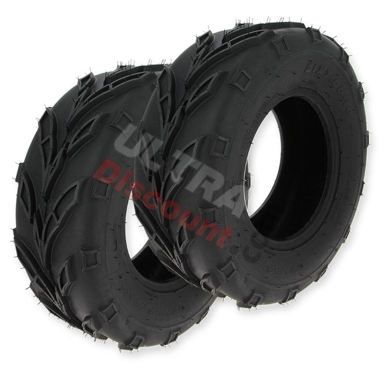 Pair of Front Tires for ATV Bashan Quad 200cc BS200S-7 (21x7-10), Bashan Parts ATV 200cc BS200S7