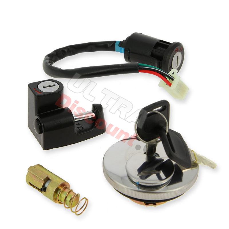 Lock Assy with gas Tank Cap for Skyteam Monkey - Before 09 2015, Monkey - Gorilla Spare Parts