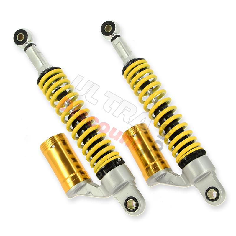 Pair of Custom Rear Gas Shock Absorbers for Dax - Yellow, Dax Skymax Parts