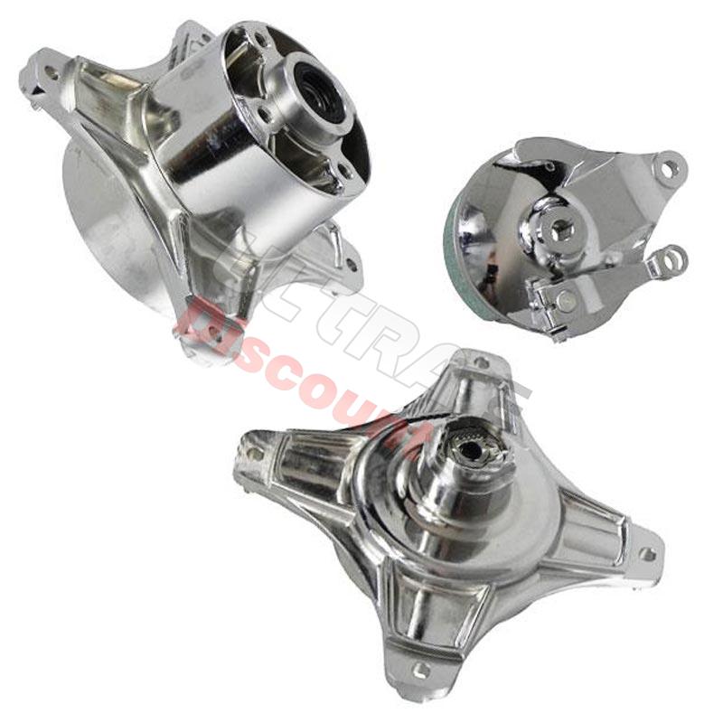 Custom Front - Rear Wheel Hub 10mm for PBR 50cc ~ 125cc - (Chrome), PBR Skyteam ZB Honda Spare Parts