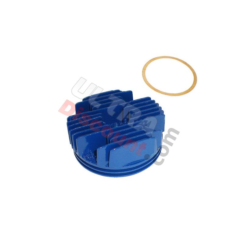 Racing Cylinder Head (type A) - Blue, Cross Pocket Bike Parts Racing Cylinder Head (type A) - Blue, Cross Pocket Bike Parts