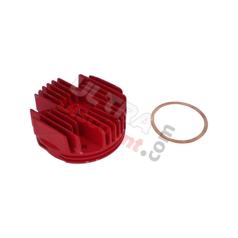 Racing Cylinder Head (type A) - Red, Cross Pocket Bike Parts Racing Cylinder Head (type A) - Red, Cross Pocket Bike Parts