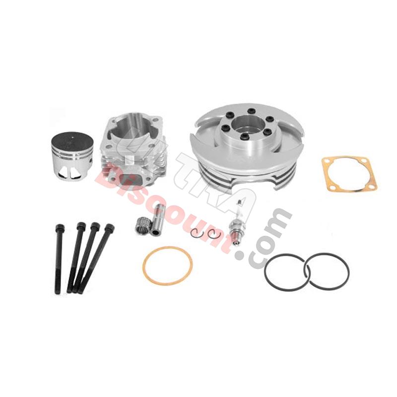 Head Kit 53cc - 4 transfer ports - 12mm axle (type C) - Alu, Cross Pocket Bike Parts