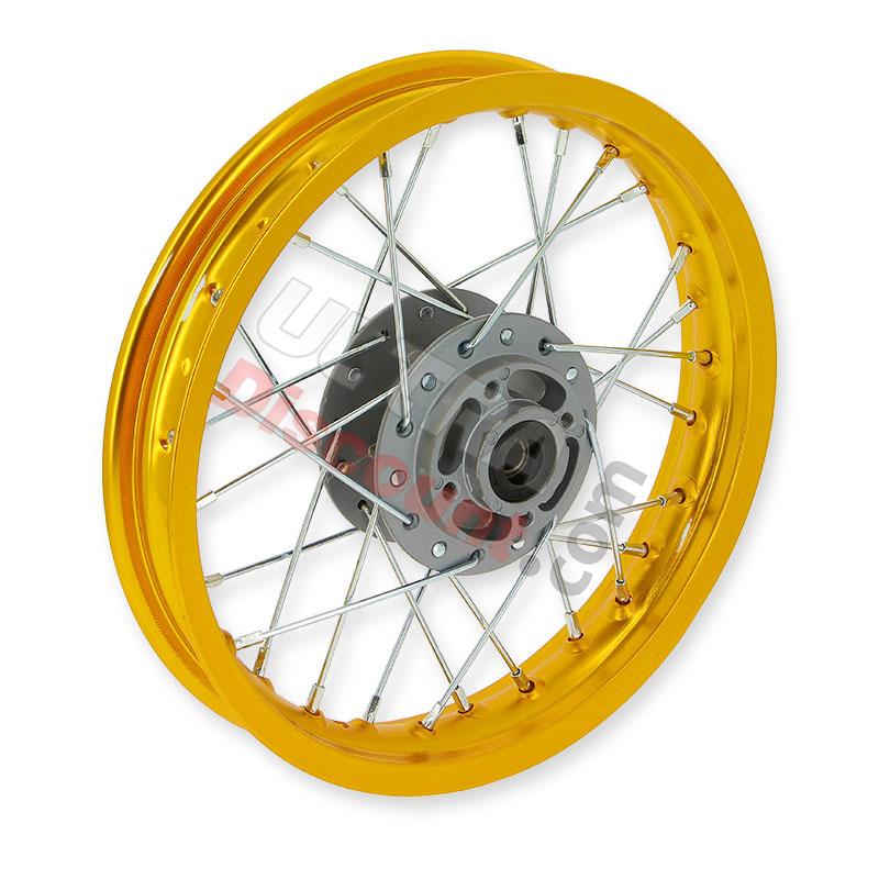 12'' Front Rim for Dirt Bike - Gold, Dirt Bike Spare Parts 12'' Front Rim for Dirt Bike - Gold, Dirt Bike Spare Parts