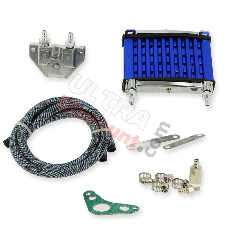 UD Racing Oil Cooler for Dax - Blue, Dax Skymax Parts