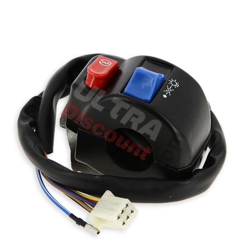 Right Switch Assy for Baotian Scooter BT49QT-9 (type 2), Baotian Parts - BT49QT-9