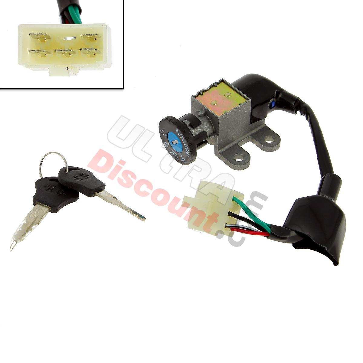 Lock Assy Baotian Scooter BT49QT-9, Baotian Parts - BT49QT-9