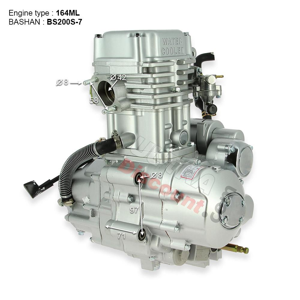Engine 167ml For Atv Bashan Quad 0cc Bs0s 7 Engine Bashan Parts Atv 0cc Bs0s7 Description Ud Spareparts Com