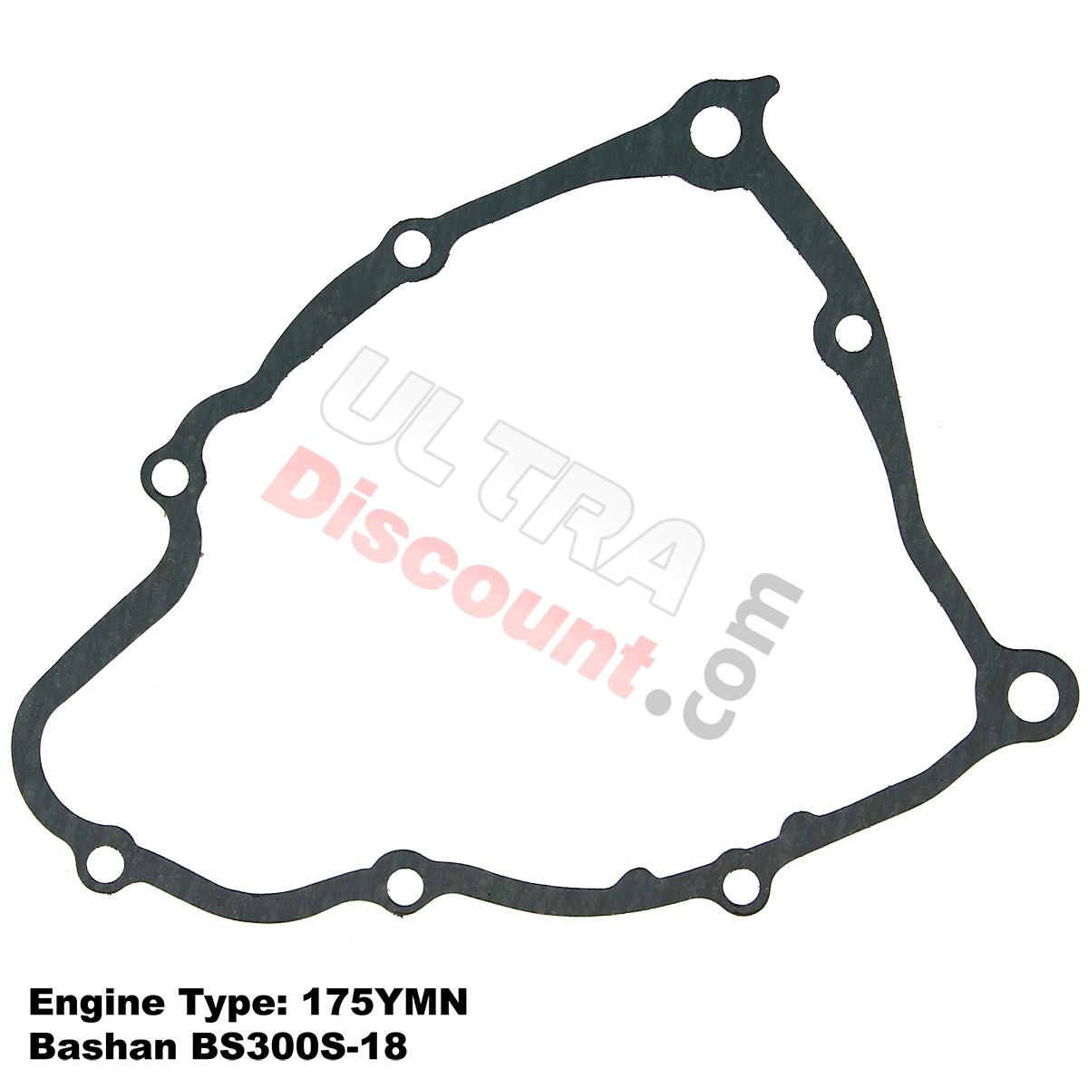 Gasket Left Crankcase Bashan Quad 300 BS300S-18, Bashan Parts ATV 300cc BS300S18
