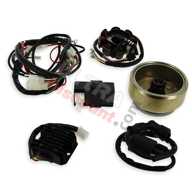 Complete Ignition Kit for Dirt Bike 200cc, Dirt Bike Spare Parts