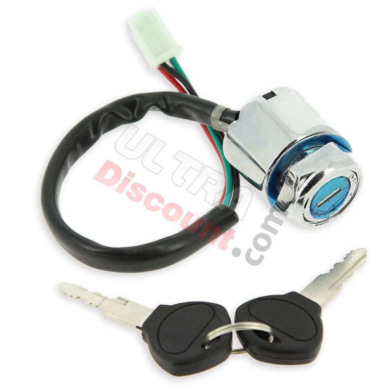 Lock Assy for Dirt Bike (type 3) - 4 wires, Dirt Bike Spare Parts