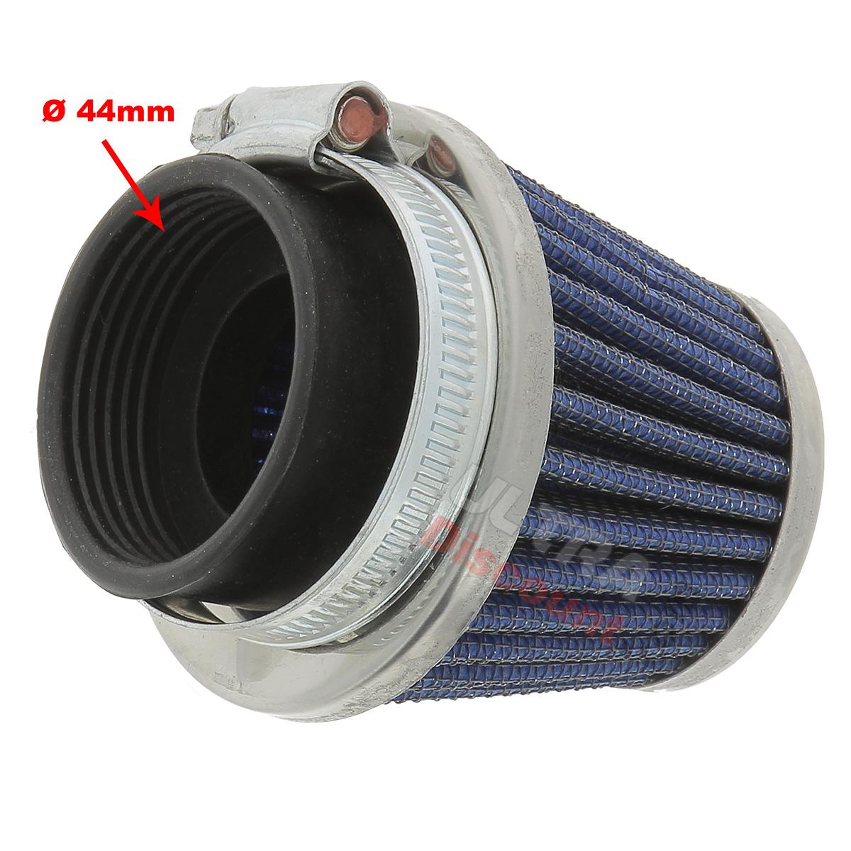 Large scone airfilter for Dirt Bike Ø44mm (Blue), Dirt Bike Spare Parts