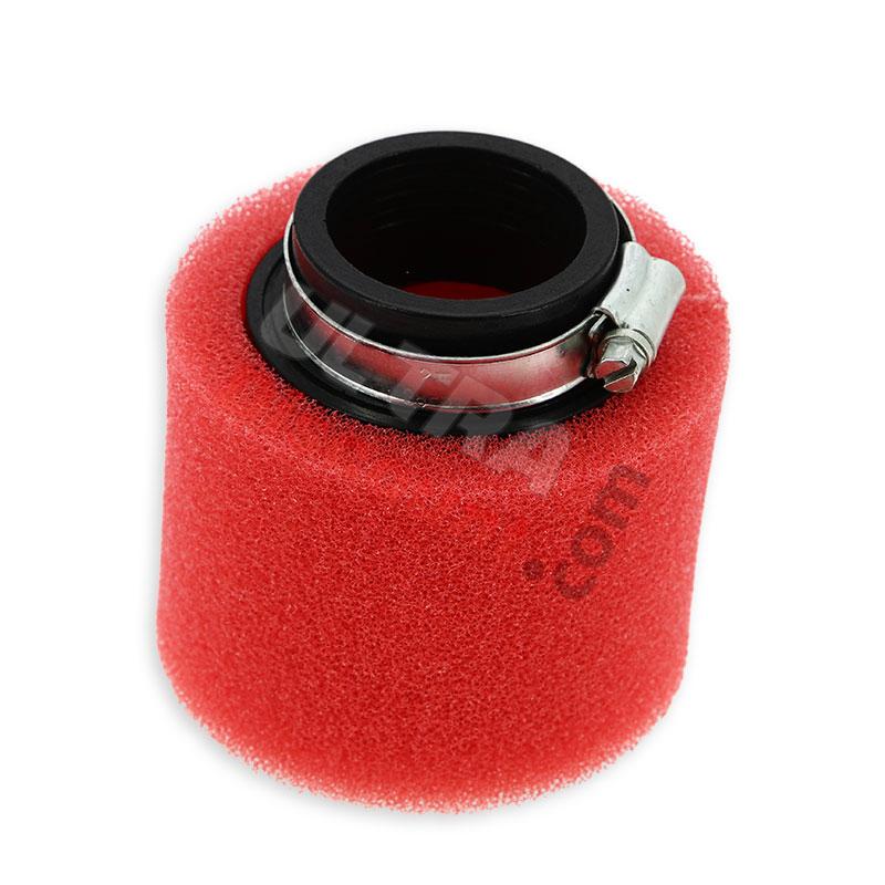 Dual Layer Foam Air Filter - 44-45mm - RED, Dirt Bike Spare Parts