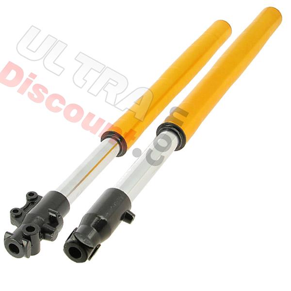 Hight Quality Front Fork Tubes for 12mm axles 740mm Gold, Dirt Bike Spare Parts