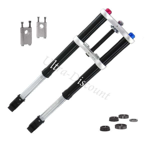 Complete Premium Front Fork for Dirt Bike - 700mm - Black, Dirt Bike Spare Parts