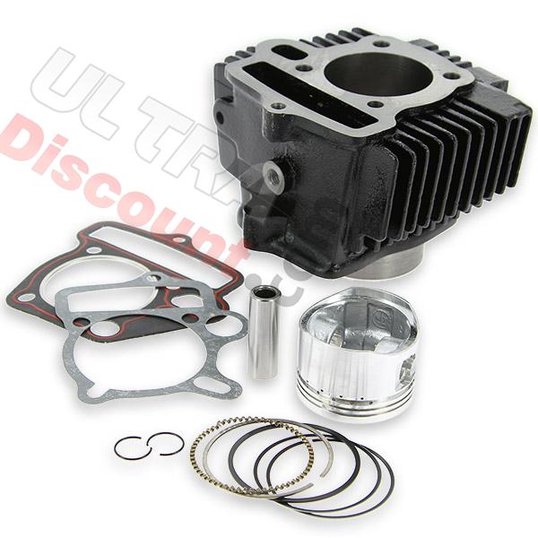 Cylinder Kit black for Dirt Bike 125cc - Lifan Engine 1P52FMI, Dirt Bike Spare Parts Cylinder Kit black for Dirt Bike 125cc - Lifan Engine 1P52FMI, Dirt Bike Spare Parts