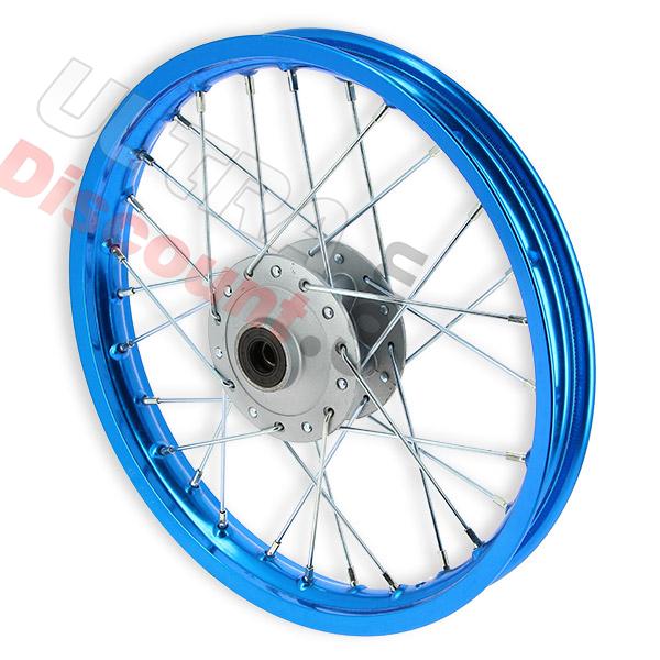 14'' Front Rim for Dirt Bike AGB27 (type 1) - Blue, Dirt Bike Spare Parts