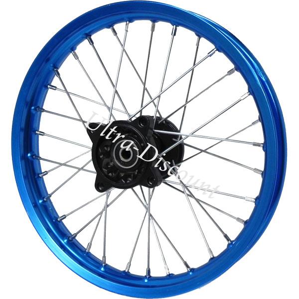 14'' Front Rim for Dirt Bike (type 2) - Blue, Dirt Bike Spare Parts 14'' Front Rim for Dirt Bike (type 2) - Blue, Dirt Bike Spare Parts