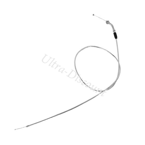 Throttle Cable for Dirt Bike (Chromium, 125cm - 115cm, type A), Dirt Bike Spare Parts