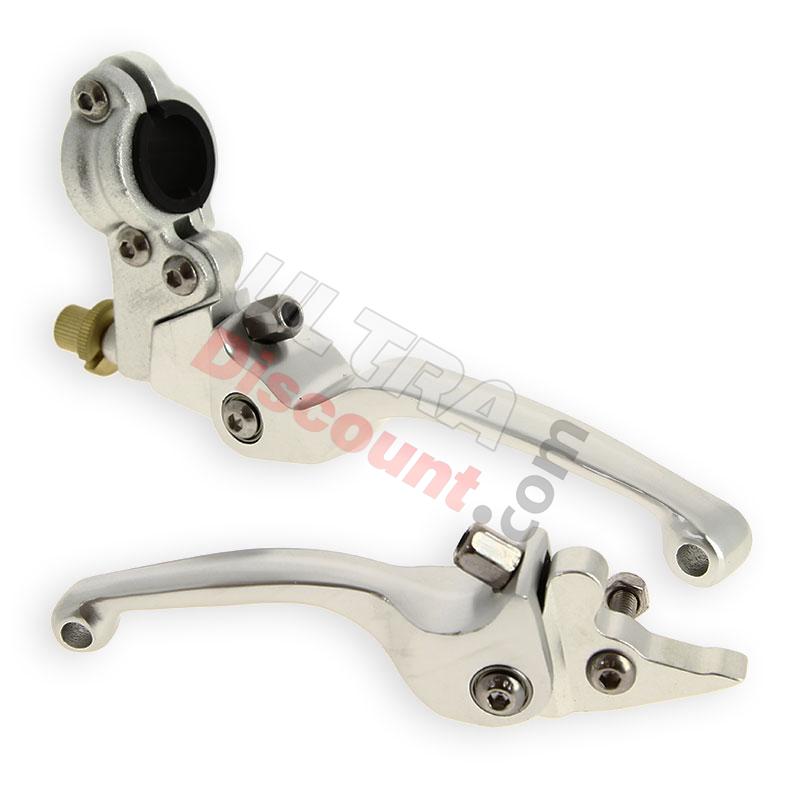 Pair of UD Racing Aluminum Levers for Dirt Bike - Alu, Dirt Bike Spare Parts Pair of UD Racing Aluminum Levers for Dirt Bike - Alu, Dirt Bike Spare Parts