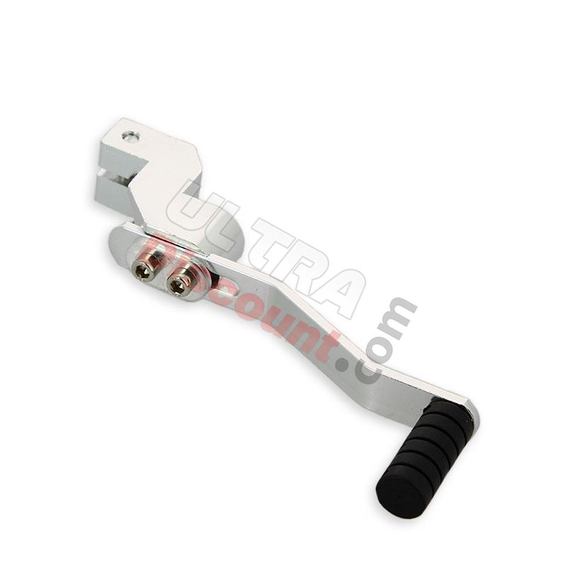 Adjustable Gear Shifter (type 2) - Silver, Dirt Bike Spare Parts