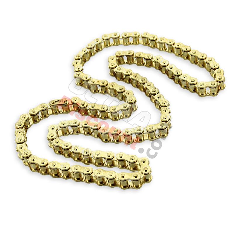 51 Links Drive Chain for Dirt Bike (420) - Gold, Dirt Bike Spare Parts