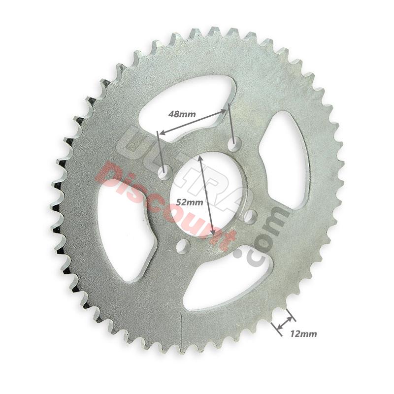 48Tooth Reinforced Rear Sprocket for Dirt Bike (model 2 - 420), Dirt Bike Spare Parts 48Tooth Reinforced Rear Sprocket for Dirt Bike (model 2 - 420), Dirt Bike Spare Parts