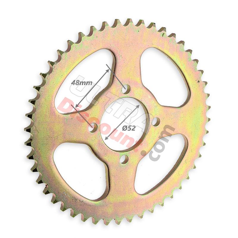 48 Tooth Reinforced Rear Sprocket for Dirt Bike (model 2 - 428), Dirt Bike Spare Parts