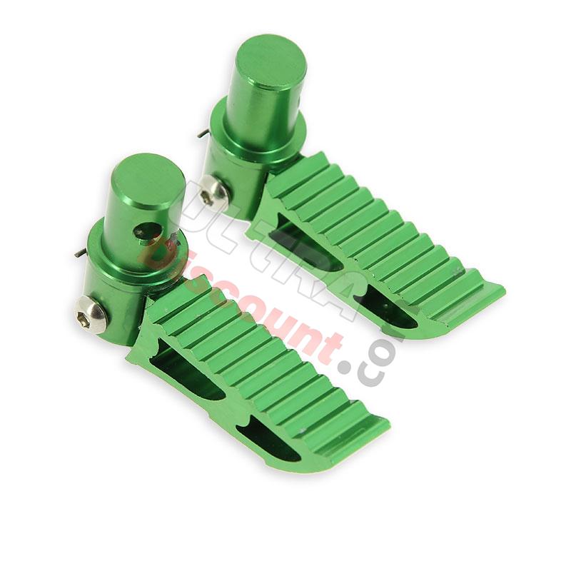 Custom green Foot Pegs typ3 for Pocket Bike, Pocket Bike Spare Parts