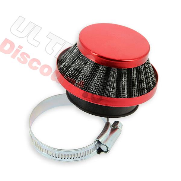 Racing Air Filter for Pocket Bike - Red, Dirt Nitro Parts